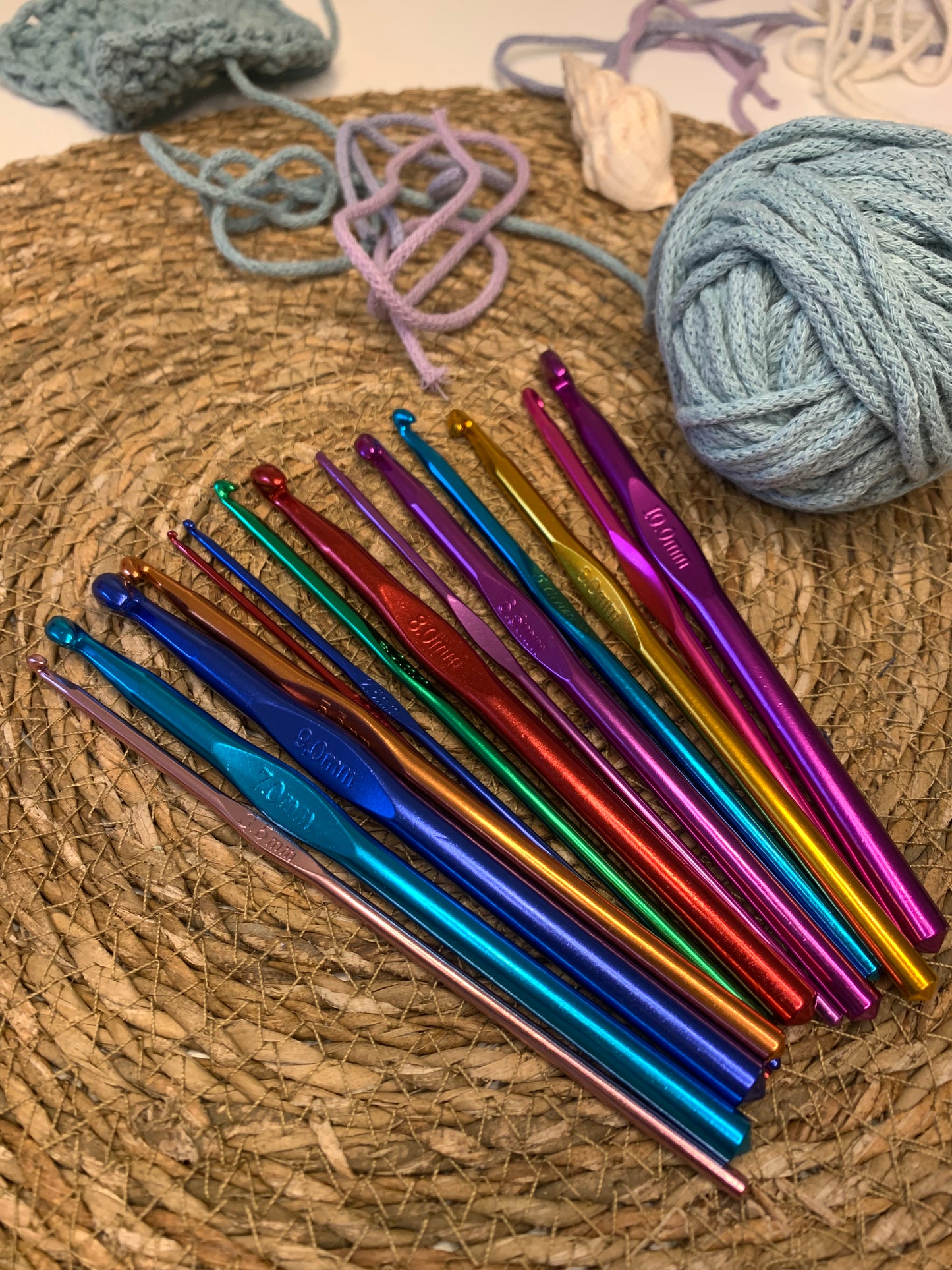 Stál heklunálar / 2 - 10mm