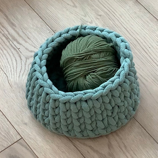 Lítil garnkarfa / Duck Egg Blue