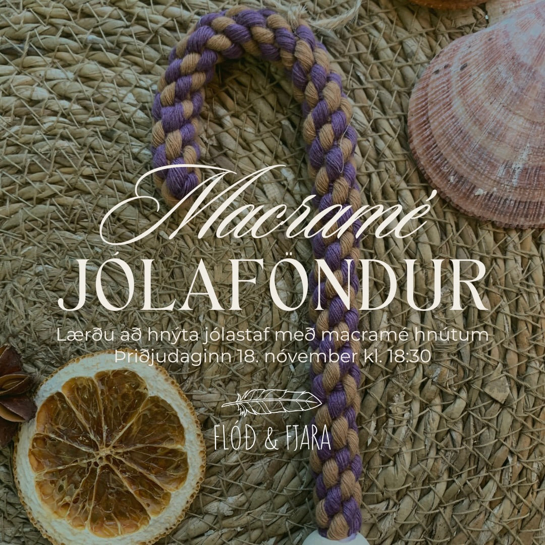 Macramé jólaföndur / 18. nóvember