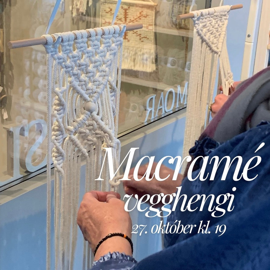 Macramé vegghengi / 27. október