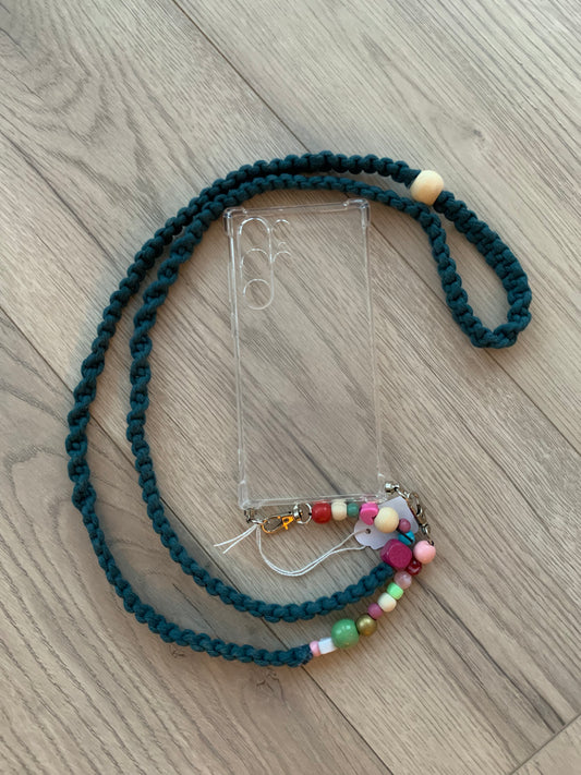 Macramé ól / blá / 50% AFSLÁTTUR