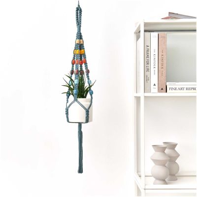 Rico Design / Macramé viðarkúlur / jarðlitir