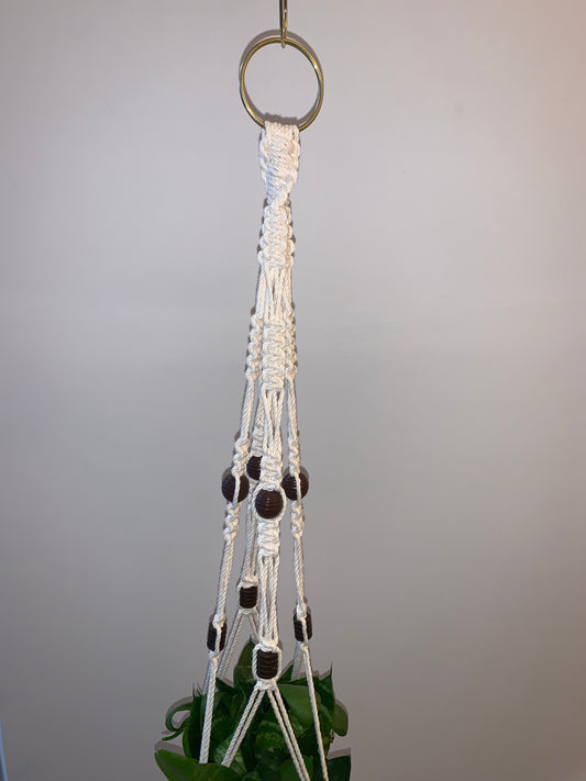 Plöntuhengi / Natural / fjögurra arma