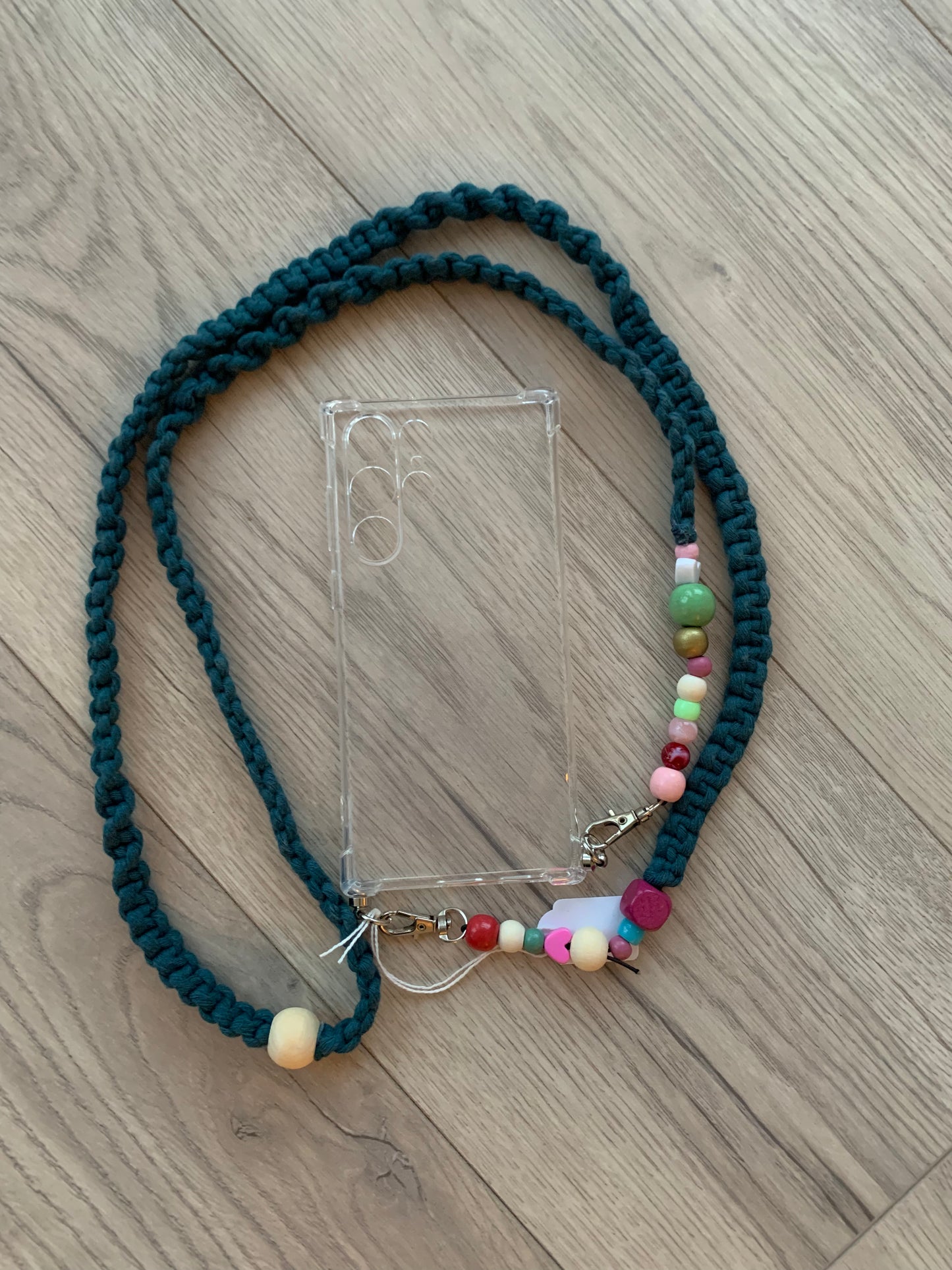 Macramé ól / blá / 50% AFSLÁTTUR