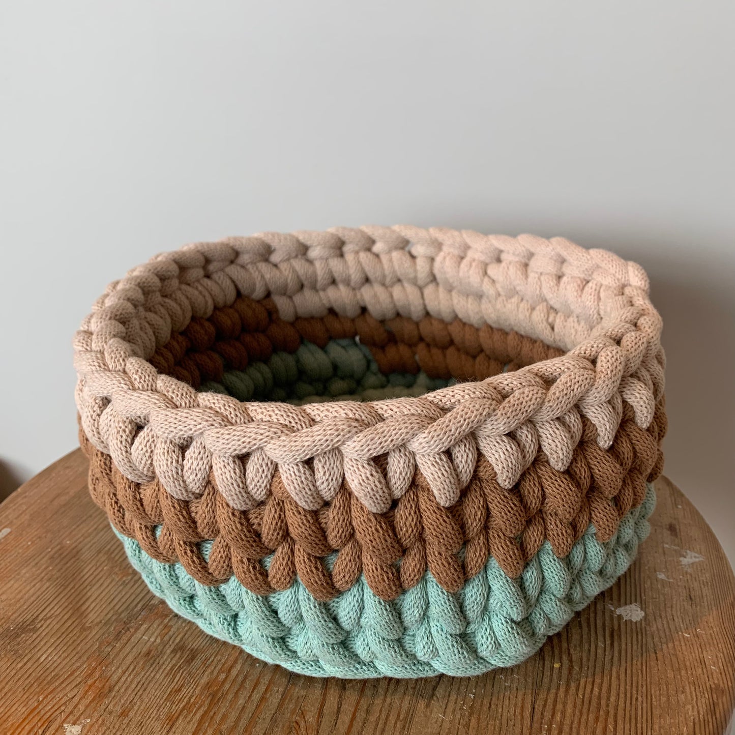 Miðlungs garnkarfa / Þrílit