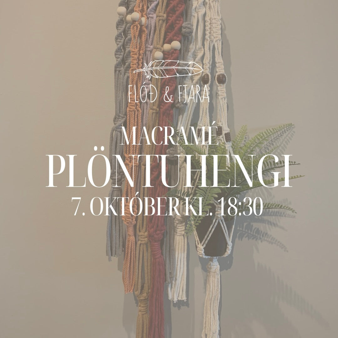 Macramé plöntuhengi / 7. október
