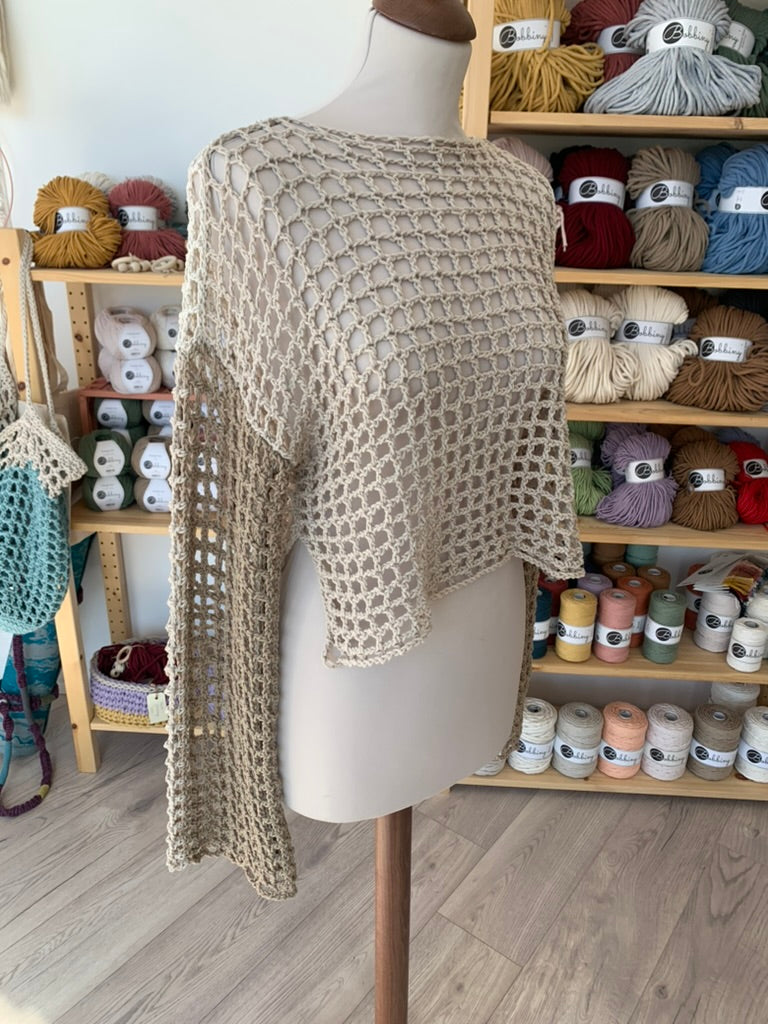 Efni & uppskrift að Vinkonupeysunni