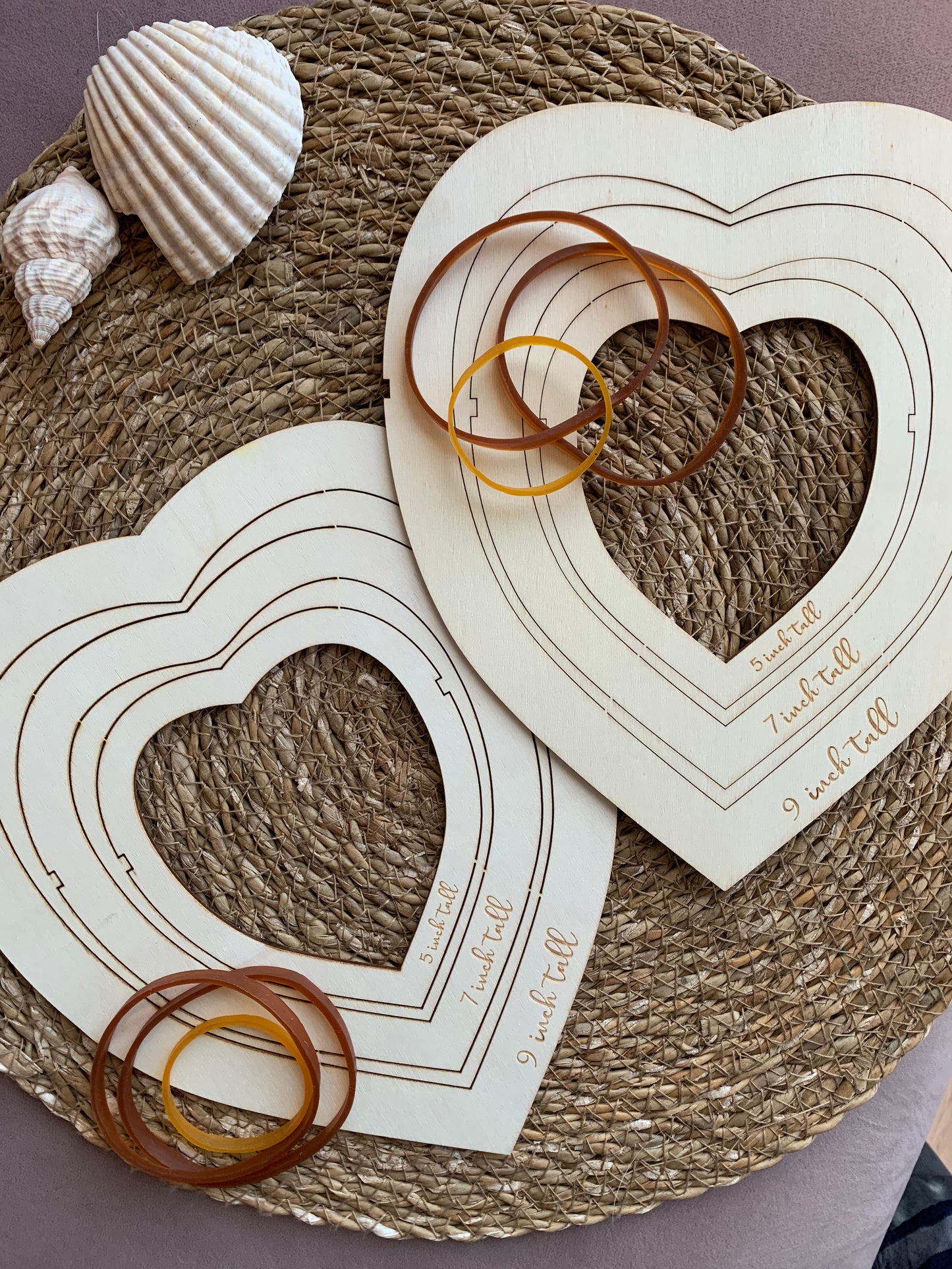 Skapalón fyrir lauf/hjörtu