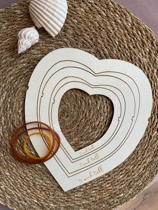 Skapalón fyrir lauf/hjörtu