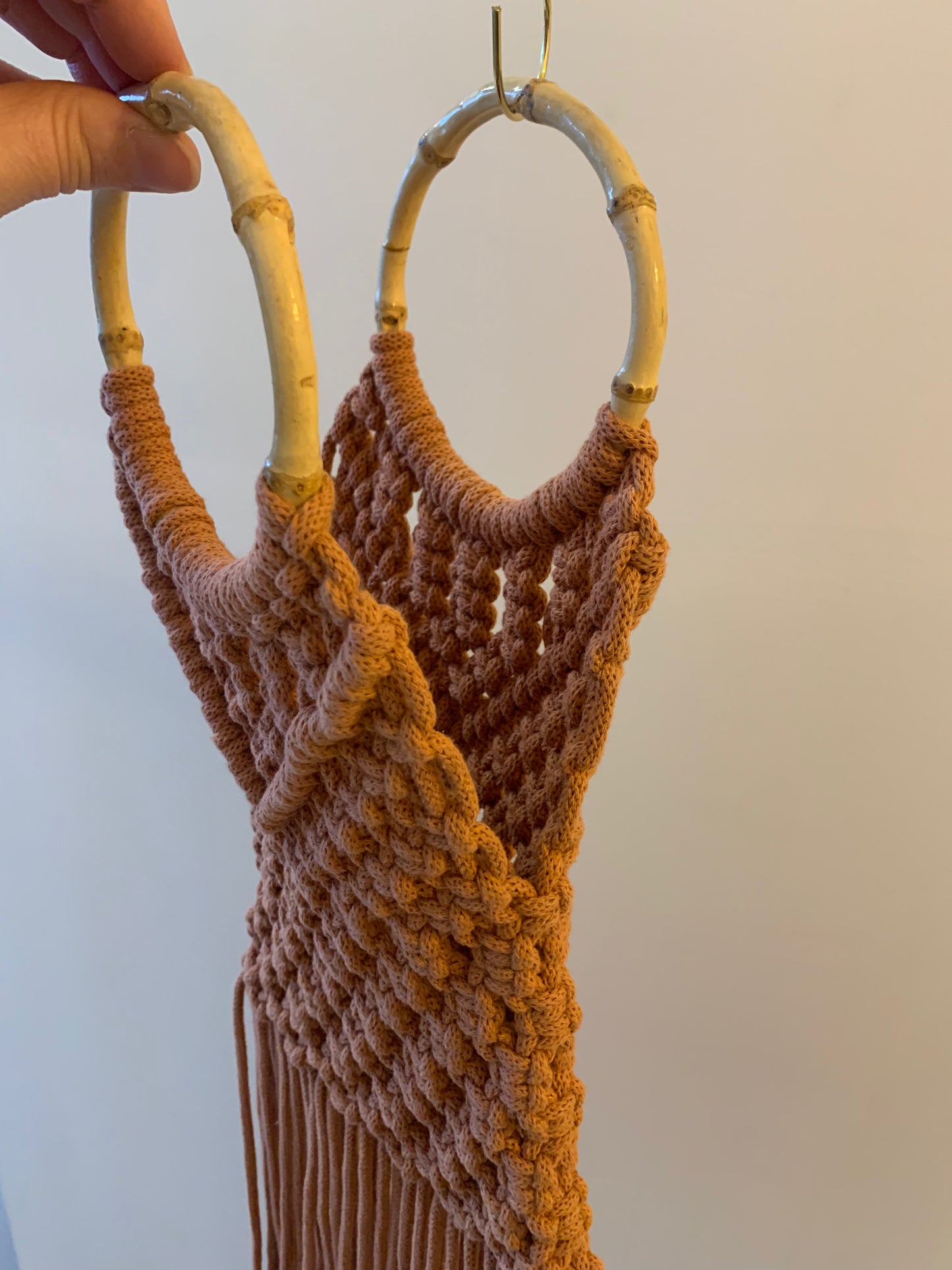 Macramé taska