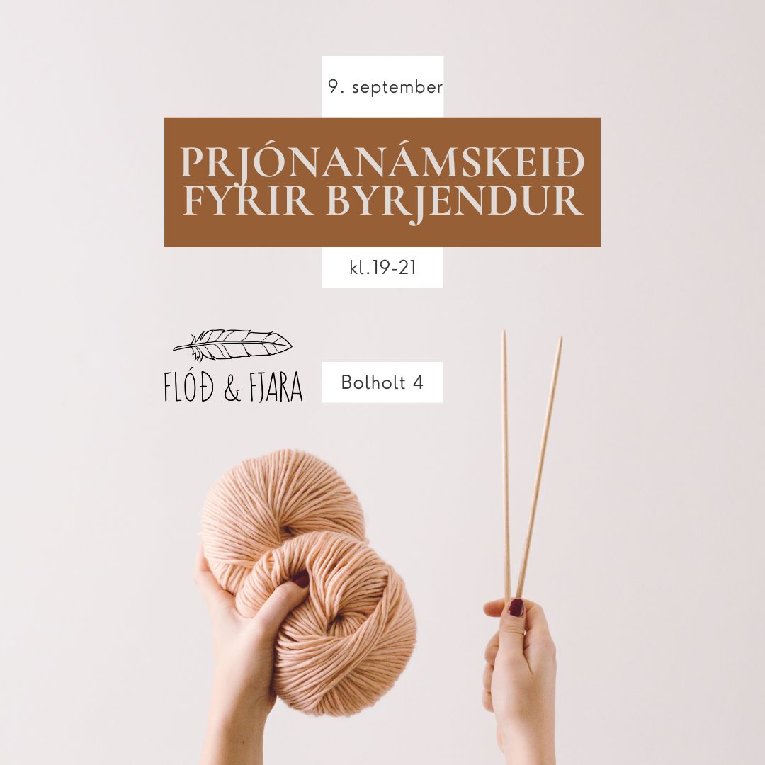 Prjónanámskeið fyrir byrjendur / 9. september