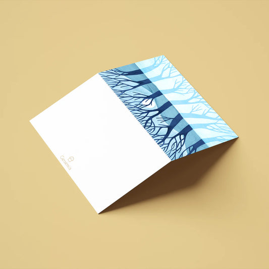 Tækifæriskort opnanlegt / Skógur