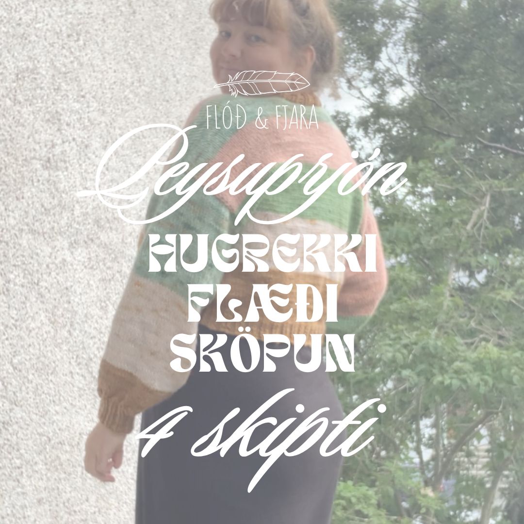 Peysuprjón / 4 skipti / 7.-28. október / morgunnámskeið