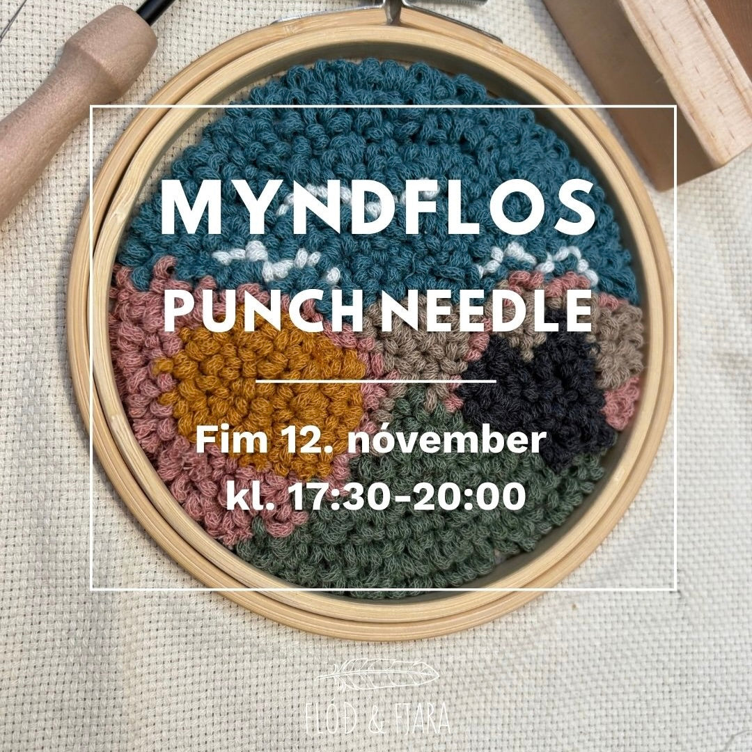 Myndflos // Punch needle / 12. nóvember