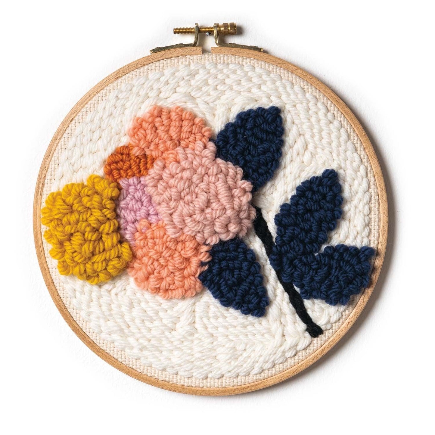 Rico Design / Myndflos sett með flosnál / Blóm