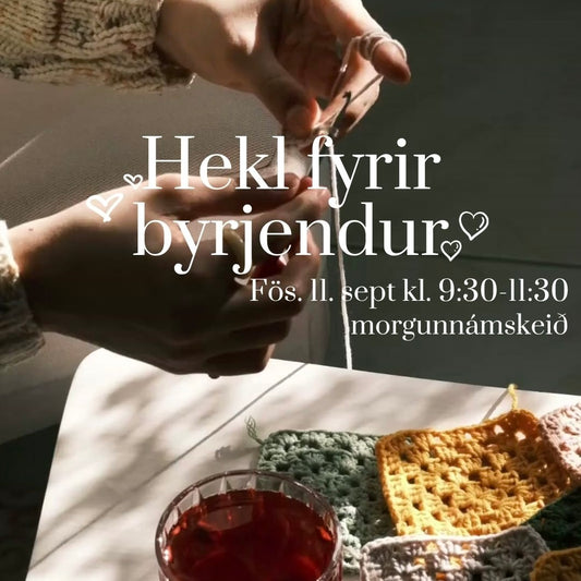 Hekl fyrir byrjendur / morgunnámskeið / 11. september