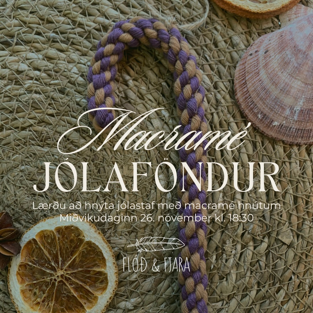Macramé jólaföndur / 26. nóvember