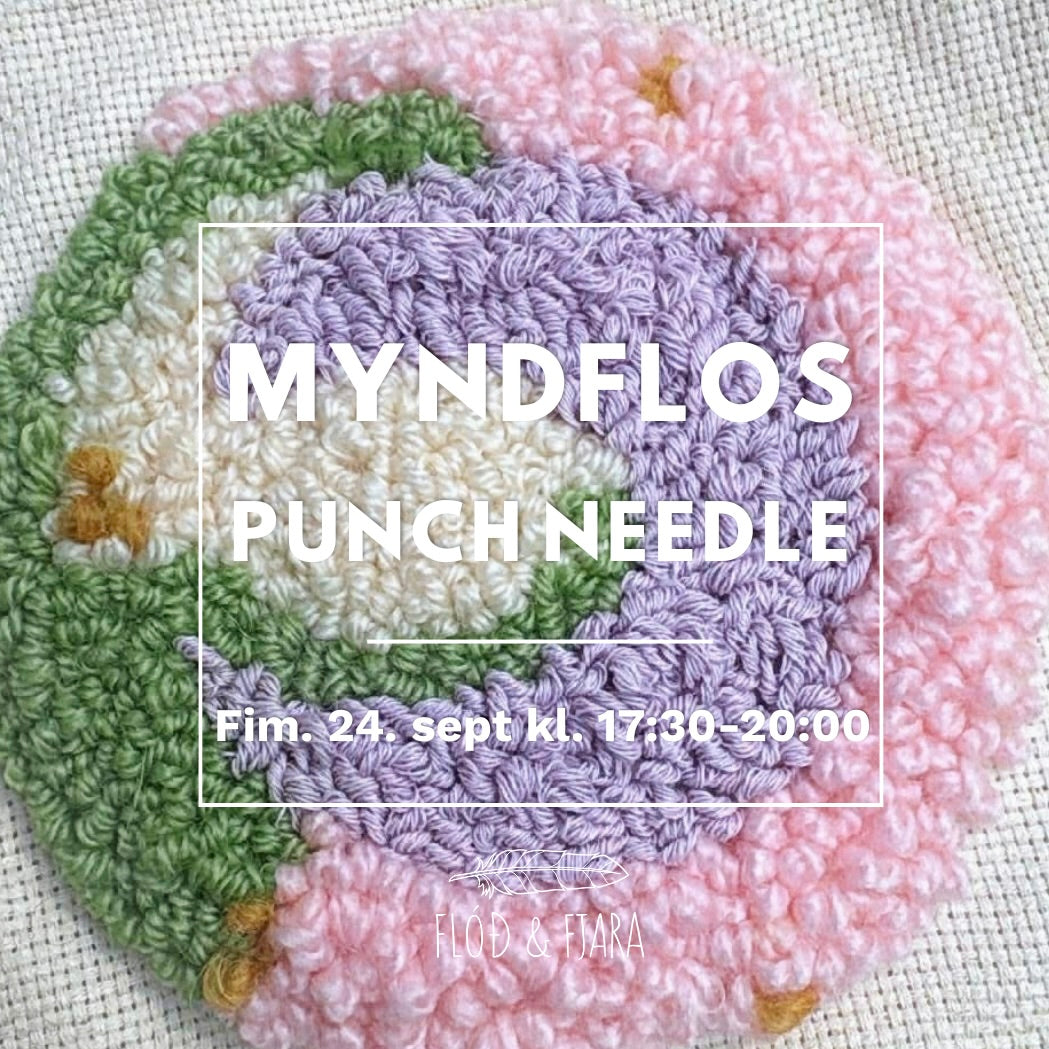 Myndflos // Punch needle / 24. september
