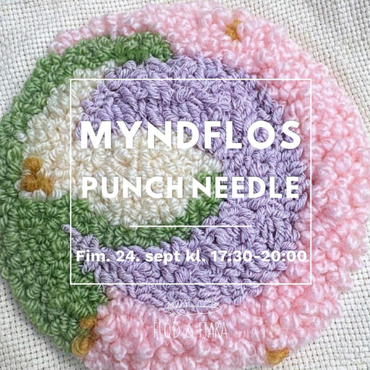 Myndflos // Punch needle / 24. september