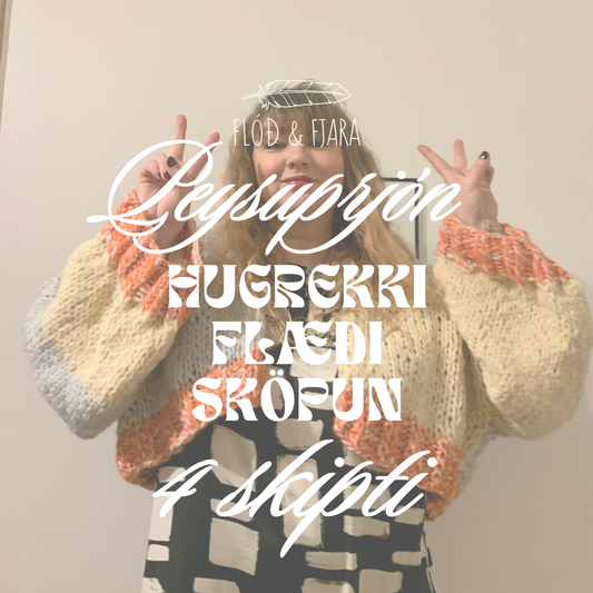 Peysuprjón / 4 skipti / 7.-28. október / morgunnámskeið