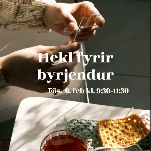 Hekl fyrir byrjendur / 6. febrúar / morgun námskeið