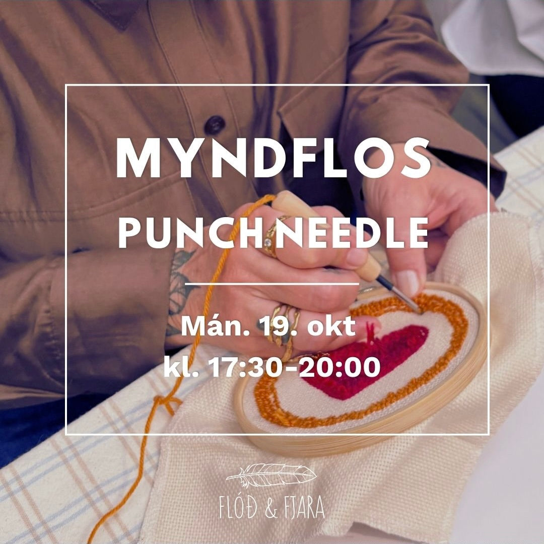 Myndflos // Punch needle / 19. október