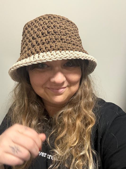 Bucket hattur / uppskrift