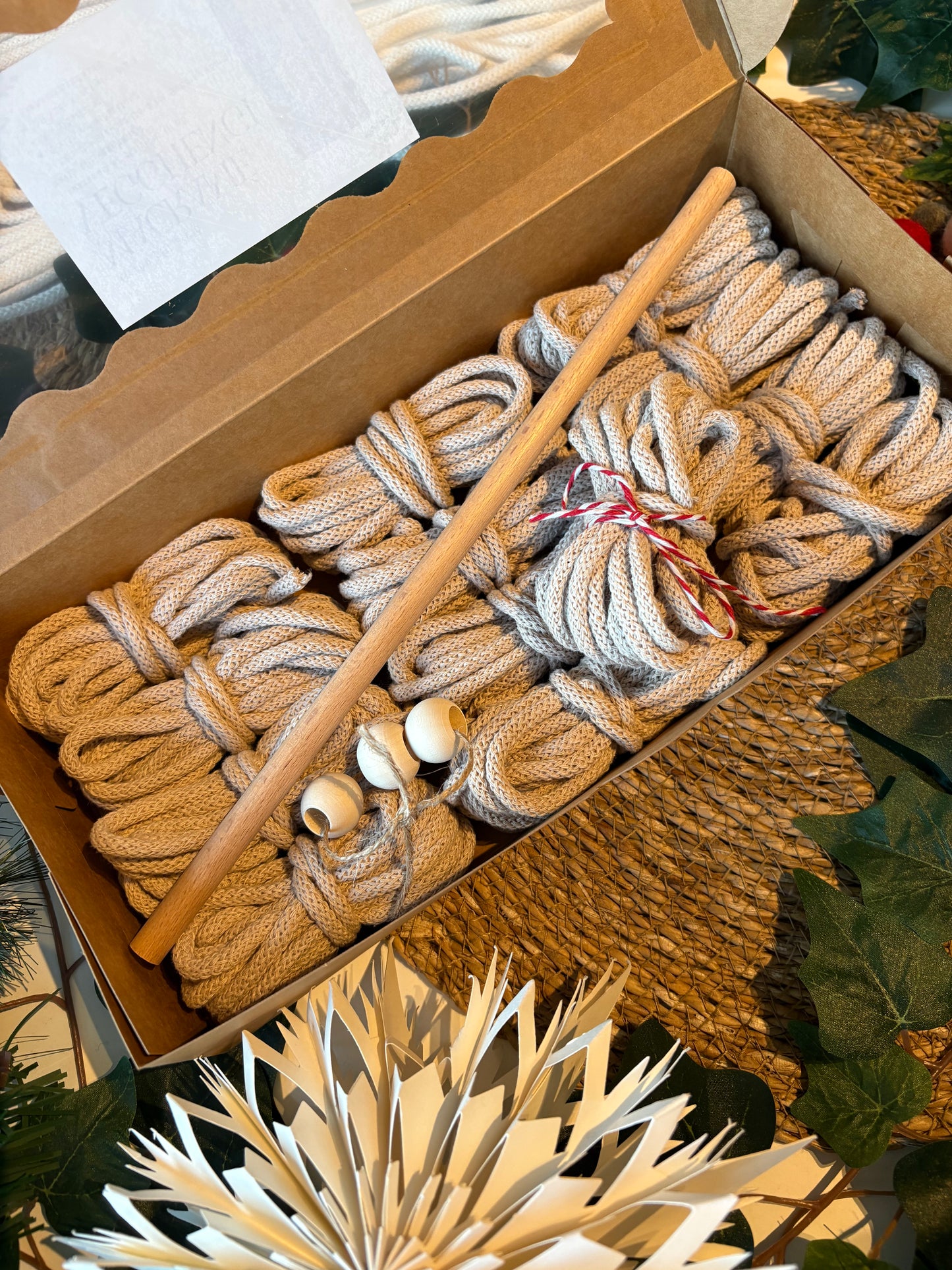 Gerðu þitt eigið macramé vegghengi / Efni & uppskrift