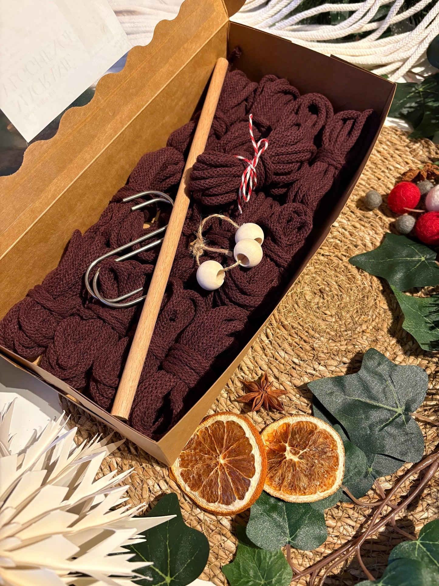 Gerðu þitt eigið macramé vegghengi / Efni & uppskrift