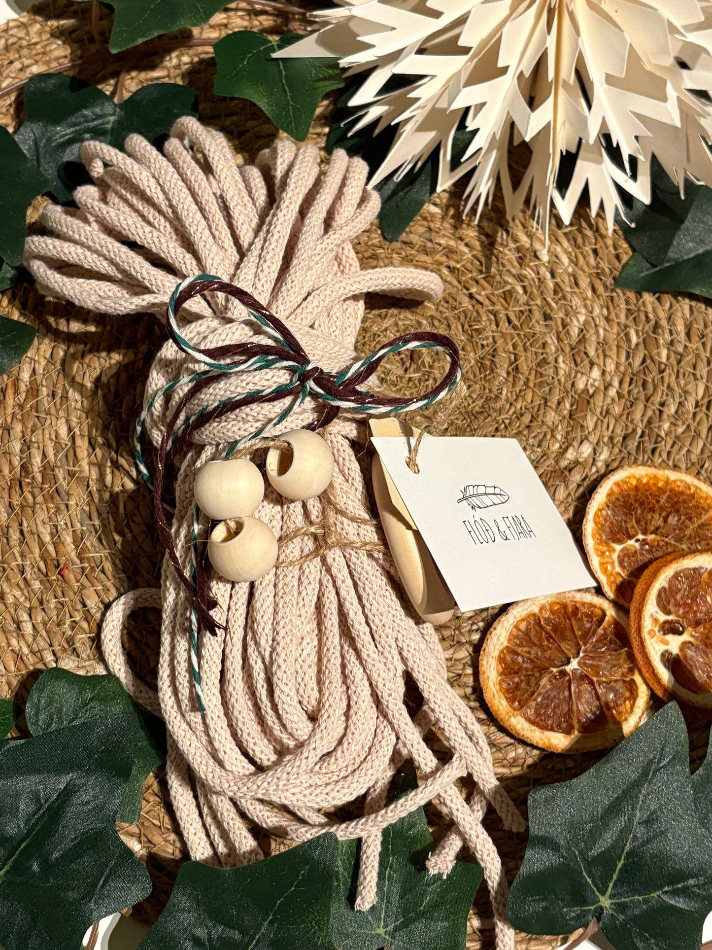 Gerðu þitt eigið macramé plöntuhengi/ Efni & uppskrift