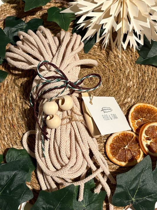 Gerðu þitt eigið macramé plöntuhengi/ Efni & uppskrift