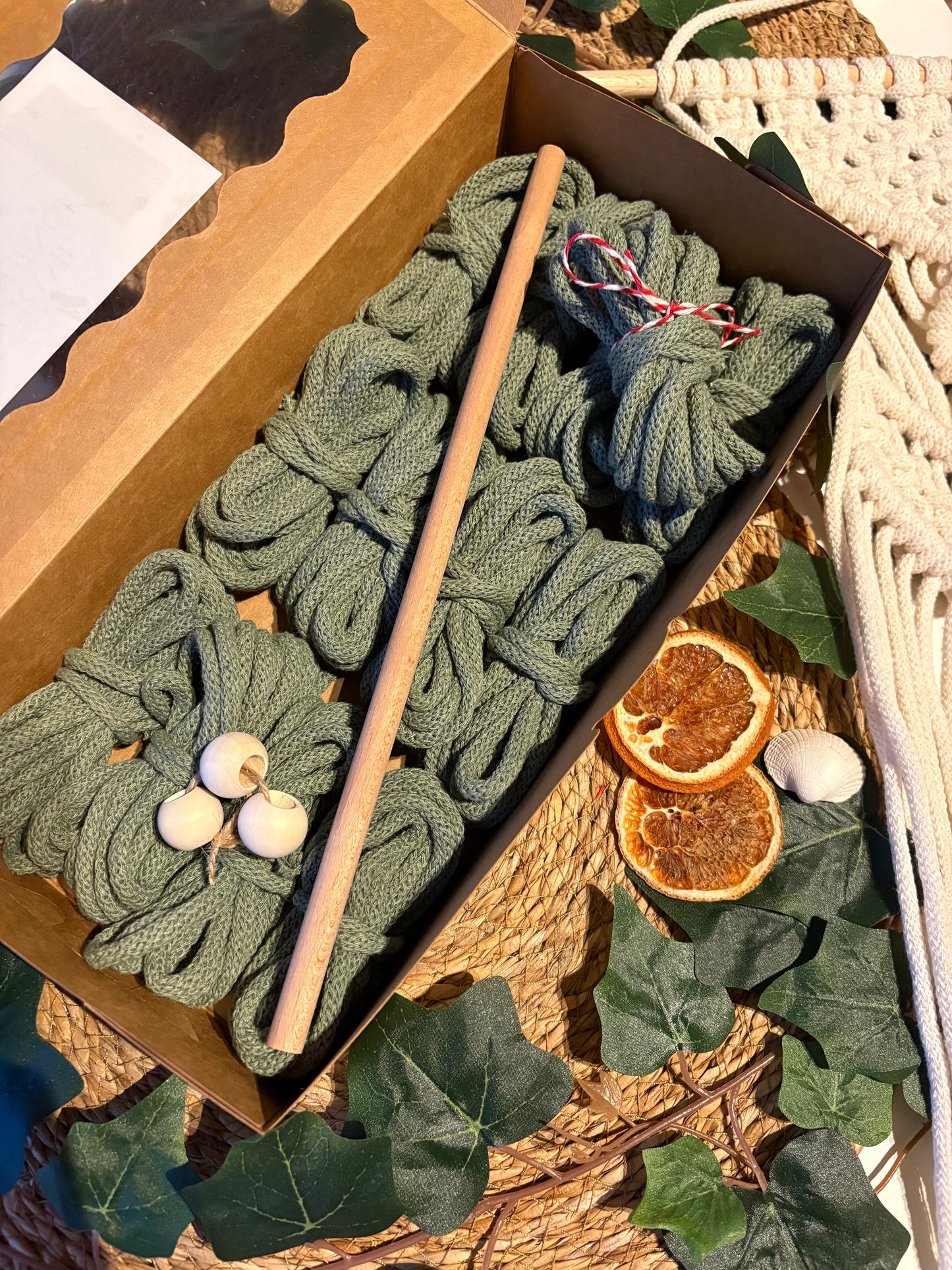 Gerðu þitt eigið macramé vegghengi / Efni & uppskrift