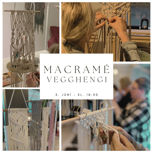 Macramé vegghengi / 3. júní