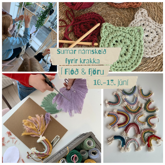 SumarMacramé fyrir krakka / 10.-13. júní