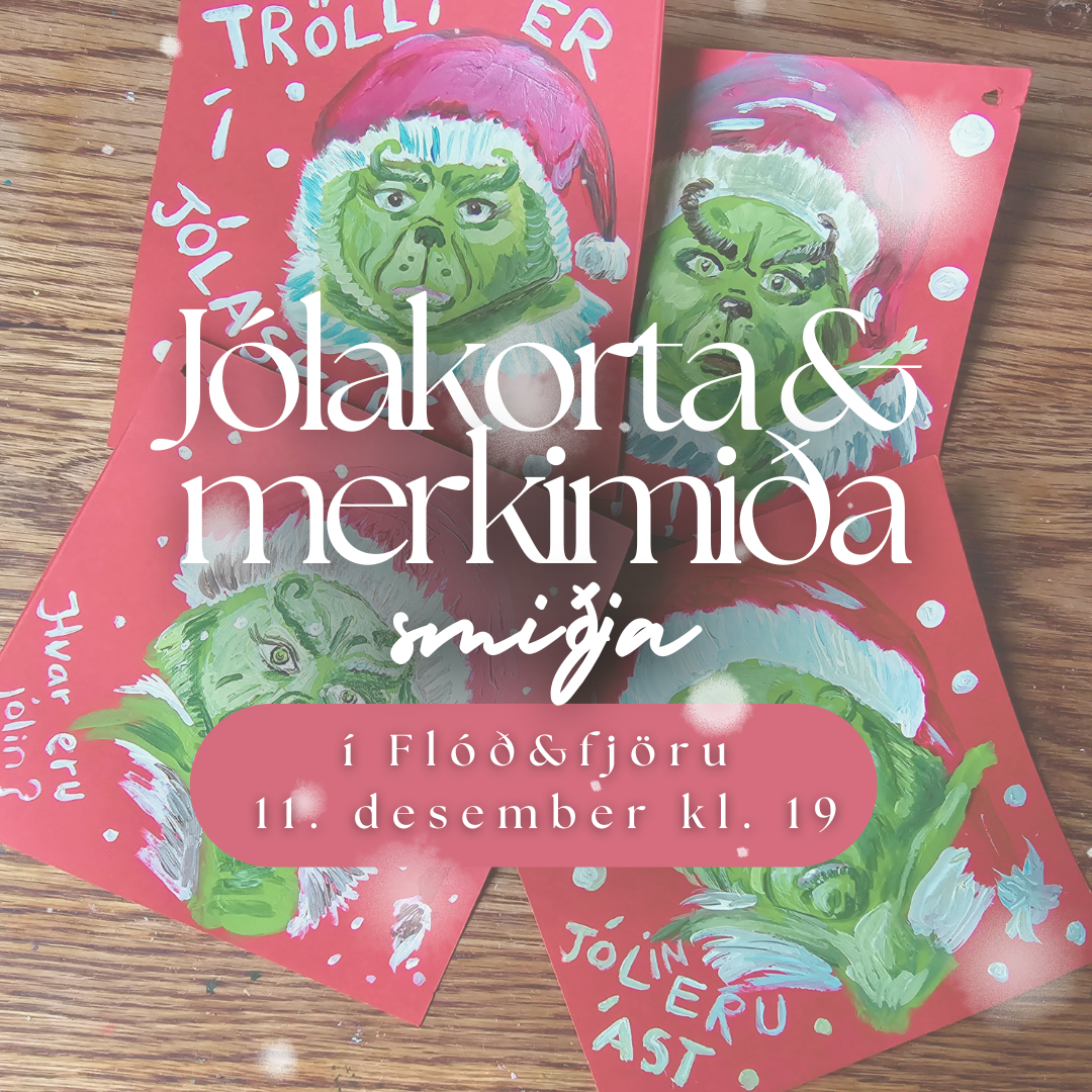 Jólakorta & merkimiða smiðja / 11. desember